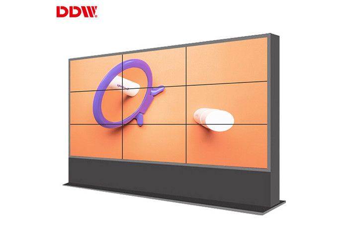 Wall Mounted Vga LCD Video Wall Display Support Matrix Joint Control