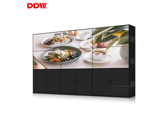 Vertical 3*3 LCD Video Wall Display For Exhibition And Show Center