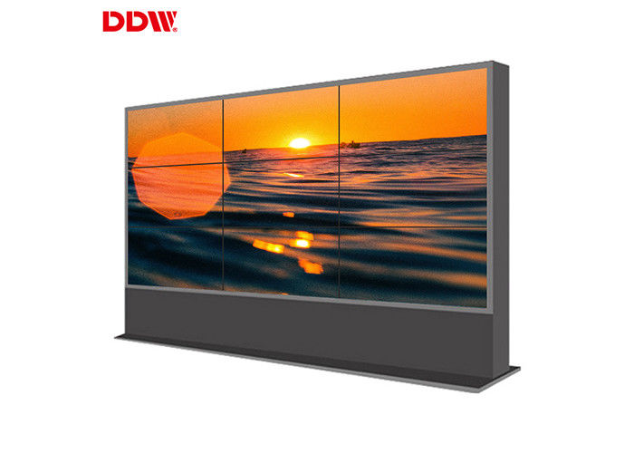 500 Nits Brightness Commercial Video Wall / LCD Seamless Monitor Wall