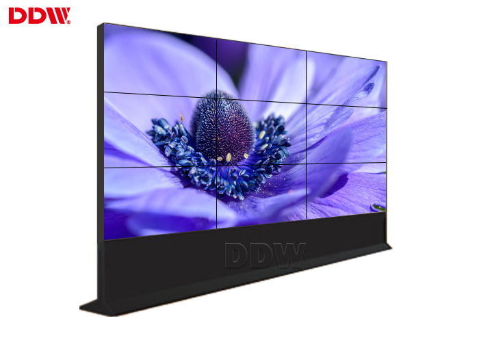 Rich Color Video Display Screen / Floor Standing Outdoor LCD Video Wall