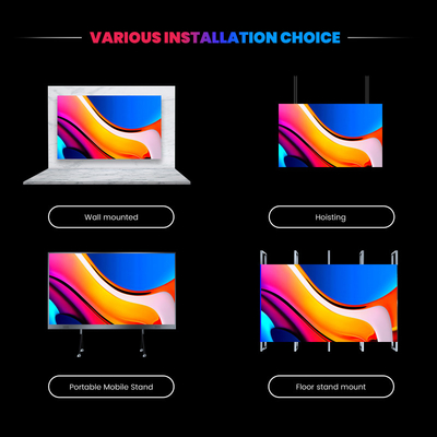 P0.78 P0.9375 P1.25 P1.5625 600x337.5mm Quantum Dot Micro COB LED Display - Geen kleurverschillen voor reclame binnen en controlekamers