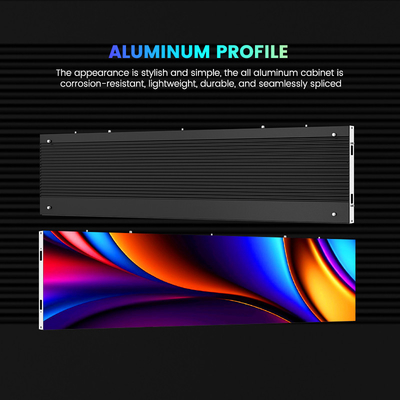 500x250/750x250/1000x250mm Aluminiumkast LED-scherm - P1.56 P1.95 P2.5 P2.6 P2.9 P3.91 - Perfect voor reclame en tentoonstellingen binnen