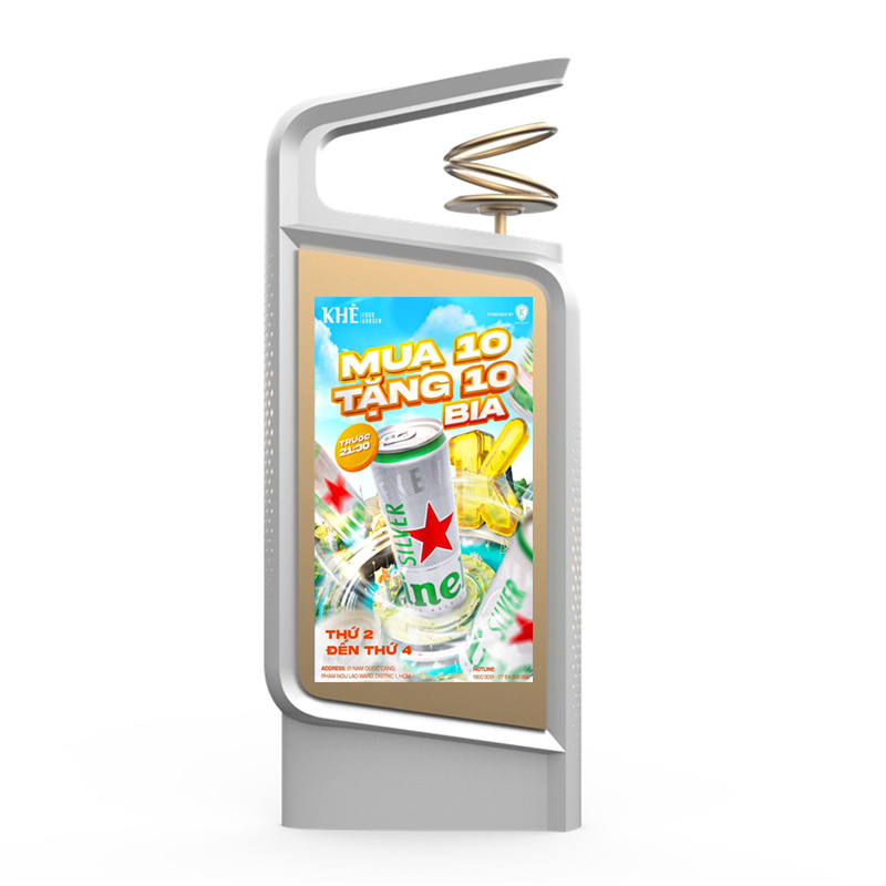 Gemakkelijk te installeren IP65 10000nits P4 P5 P6 P8 P10 3848hz mupi digitaal outdoor led digitaal signage display