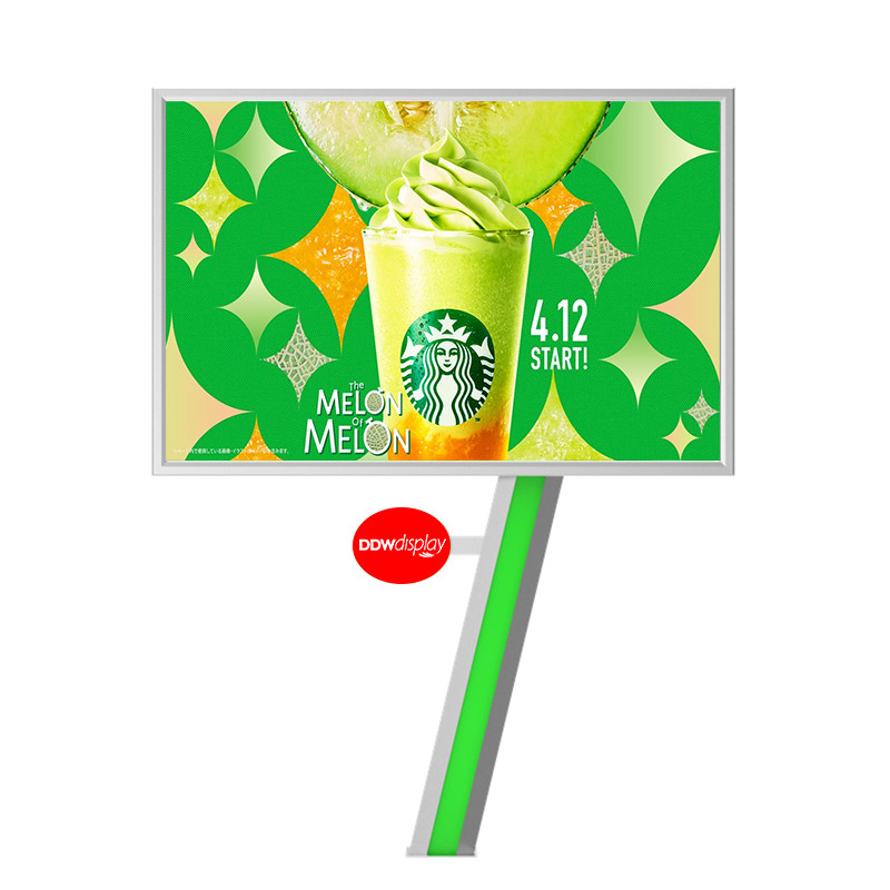 Gemakkelijk te installeren digitaal display 8000nits IP65 P6 stalen reclamebord buiten reclame led reclamebord prijs