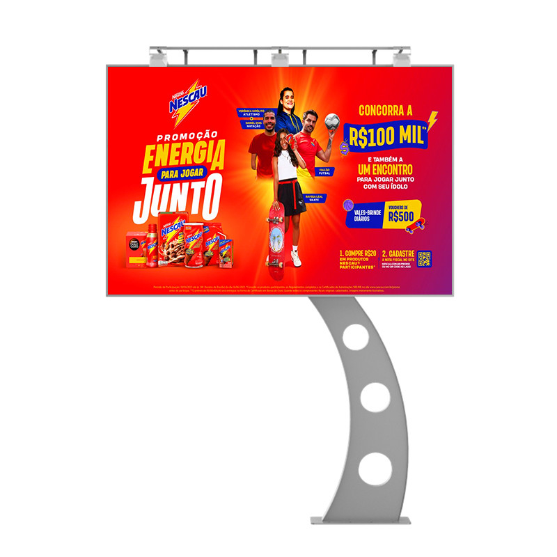 Gemakkelijk te installeren IP65 waterdicht p6 8000nits staal reclame digitaal scherm led video muur