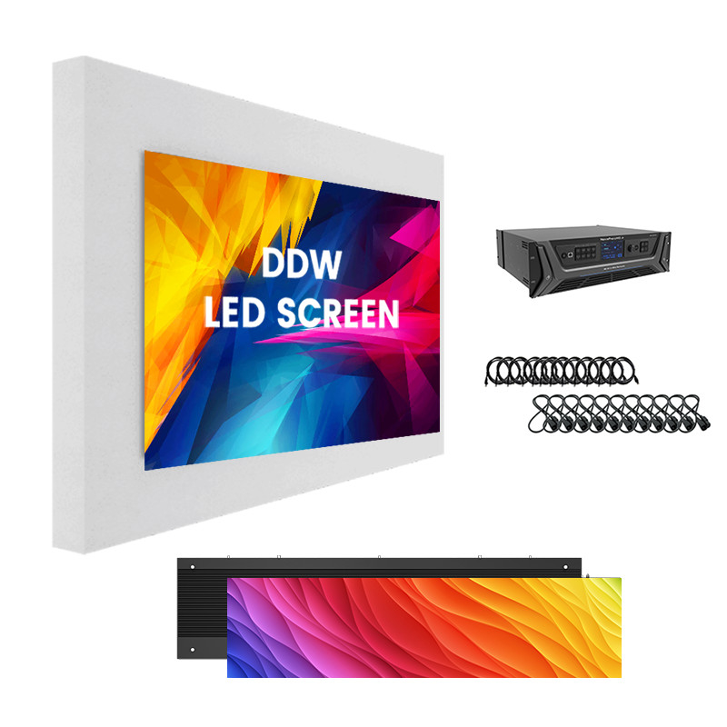 P1.56 P1.95 P2.5 P2.6 P2.9 P3.91 LED-scherm - 500x250/750x250/1000x250 mm aluminium kast, 1200nits voor uitzendstudio's en bedrijfsbijeenkomsten